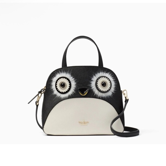 Kate Spade NWOT New York Penguin Hilli Black Crossbody or handbag - Picture 1 of 8